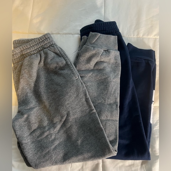 Adidas big boy fleece joggers 2 in set - Picture 2 of 3